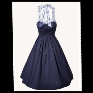 FINAL PRICE 1950d Swing Halter Party Jive Dress